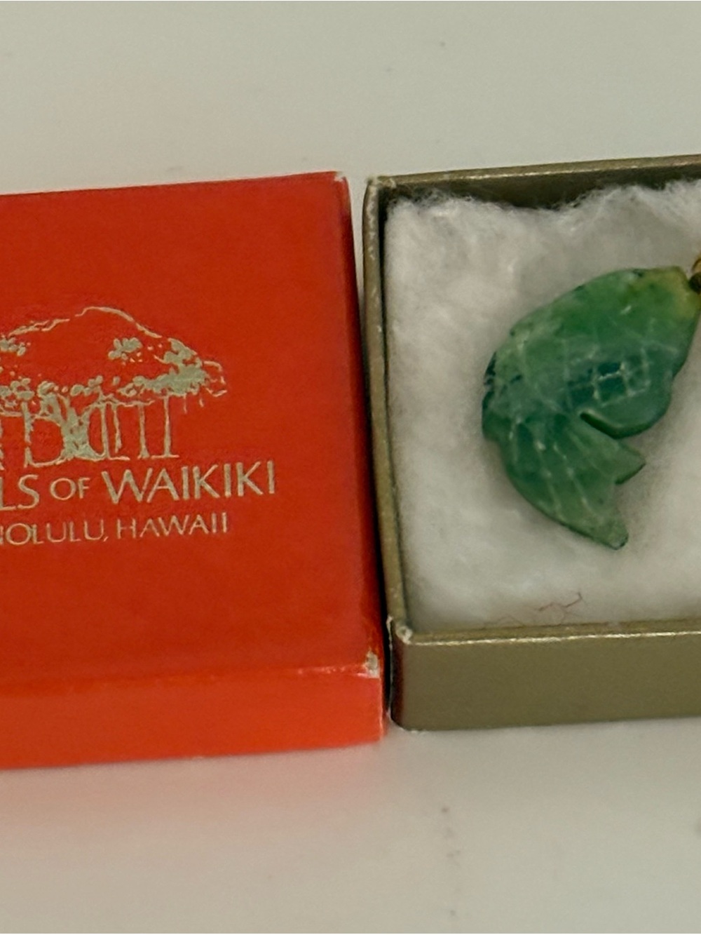 Green Jade Carved Pendant